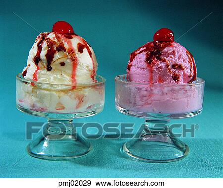 icecream, strawberryicecream, vanila icecream, dairy products, dessert, food View Large Photo Image Stock Photo - icecream, strawberryicecream, vanila icecream, dairy products, dessert, food. Fotosearch