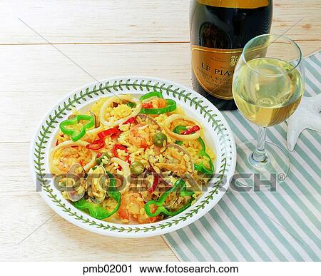 marine products, mixture, fried rice, wine, drinks, beverage, western food View Large Photo Image Stock Image - marine products, mixture, fried rice, wine, drinks, beverage, western food. Fotosearch