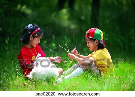 child, girl, Oriental people, friend, sister, people View Large Photo Image Stock Image - child, girl, Oriental people, friend, sister, people. Fotosearch