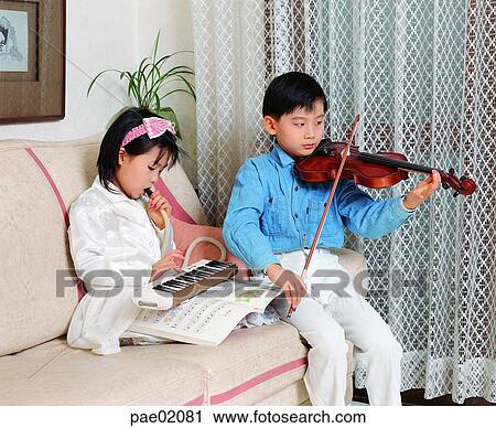 child, violin, melodeon, indoor, human, oriantal View Large Photo Image Stock Image - child, violin, melodeon, indoor, human, oriantal. Fotosearch