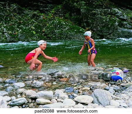 valley, riverside, summer, child, girl, sister, summervacation View Large Photo Image Stock Photo - valley, riverside, summer, child, girl, sister, summervacation. Fotosearch