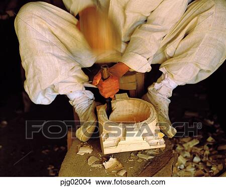 Picture - Koreaethnic customs town, ethnic customs town, artisan, person, ethnic customs, tradition, Gyeonggido. Fotosearch