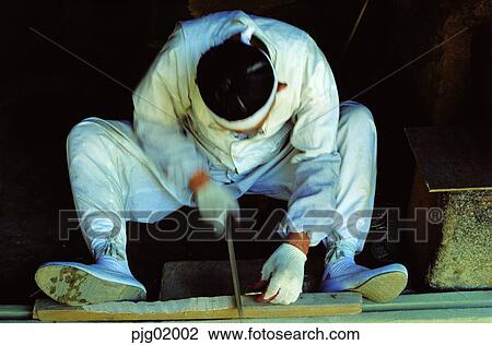 Stock Image - Koreaethnic customs town, ethnic customs town, artisan, person, ethnic customs, tradition, Gyeonggido. Fotosearch
