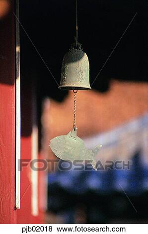 Sinleaksa, landscape, bell, fish, eaves, Temple, modeling View Large Photo Image Stock Photo - Sinleaksa, landscape, bell, fish, eaves, Temple, modeling. Fotosearch