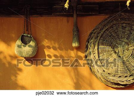 bag, hanger, wall, living implements, folk tool, living articles, house View Large Photo Image Stock Image - bag, hanger, wall, living implements, folk tool, living articles, house. Fotosearch