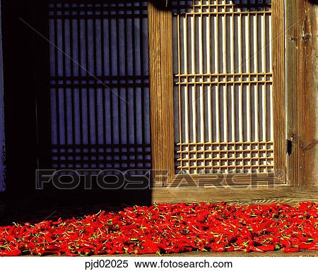 door, floor, lattice, hot pepper, red pepper, window-paper, weather strip View Large Photo Image Stock Photography - door, floor, lattice, hot pepper, red pepper, window-paper, weather strip. Fotosearch