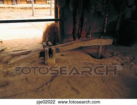 treadmill, pestle, a mortar worked by treading, mill house, mortar, mill, warehouse View Large Photo Image Stock Image - treadmill, pestle, a mortar worked by treading, mill house, mortar, mill, warehouse. Fotosearch