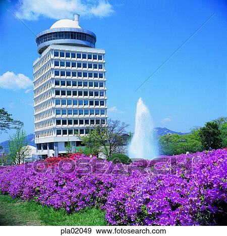 building, construction, National Library of Korea, Namsan, day, library, spring View Large Photo Image Stock Photo - building, construction, National Library of Korea, Namsan, day, library, spring. Fotosearch