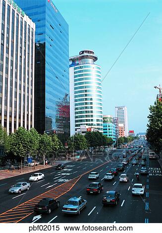 building, street tree, Kangnam road, Kangnam broad way, avenue, structure, 0787 View Large Photo Image Stock Photography - building, street tree, Kangnam road, Kangnam broad way, avenue, structure, 0787. Fotosearch