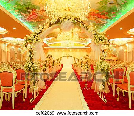 Stock Photo - building, construction, wedding, marriage, wedding hall, ceremonies of coming-of-age, marriage. Fotosearch