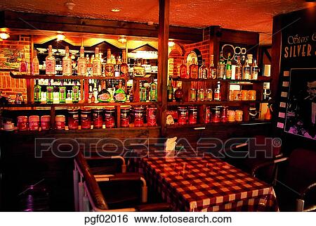 cafe, display, commercial interior, liquor bottle, pub, drink shop View Large Photo Image Stock Photograph - cafe, display, commercial interior, liquor bottle, pub, drink shop. Fotosearch