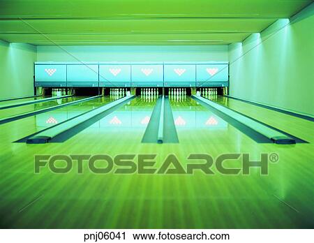 lane, leisure, leisure, bowling, bowling alley, bowling pin, person View Large Photo Image Stock Image - lane, leisure, leisure, bowling, bowling alley, bowling pin, person. Fotosearch