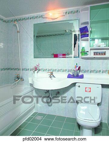 mirror, bath, bathing, shower, shower, bathroom View Large Photo Image Picture - mirror, bath, bathing, shower, shower, bathroom. Fotosearch