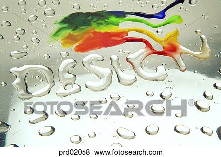picture of water, letter, dyestuffs, water, design, painting of water, 0929 View Large Photo Image Stock Photo - picture of water, letter, dyestuffs, water, design, painting of water, 0929. Fotosearch