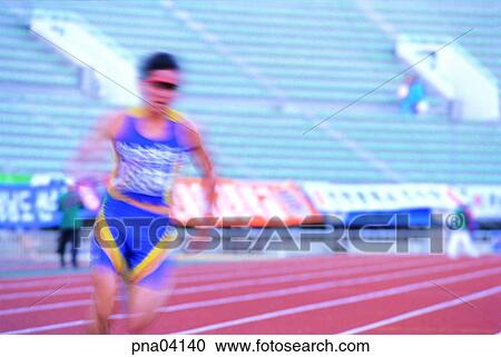 Stock Image - day, run, running, person, people, men. Fotosearch