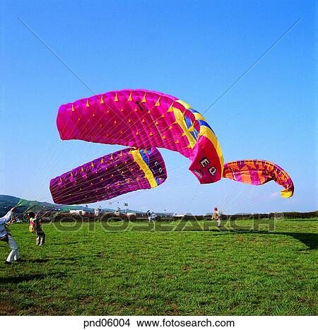 gliding, day, leisure, leisure, person, people View Large Photo Image Picture - gliding, day, leisure, leisure, person, people. Fotosearch
