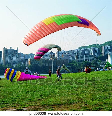 gliding, day, leisure, leisure, person, people View Large Photo Image Stock Photograph - gliding, day, leisure, leisure, person, people. Fotosearch