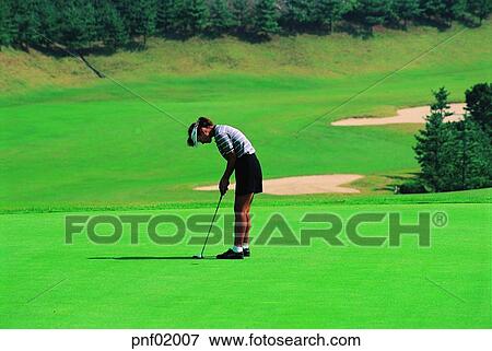 Oriental, golfer, day, golf course, golf, leisure, 0708 View Large Photo Image Stock Photo - Oriental, golfer, day, golf course, golf, leisure, 0708. Fotosearch