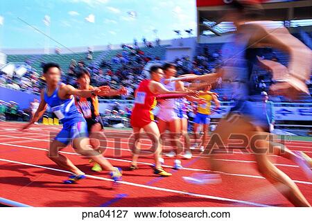 relay, relay race, men, male, run, running View Large Photo Image Stock Photo - relay, relay race, men, male, run, running. Fotosearch