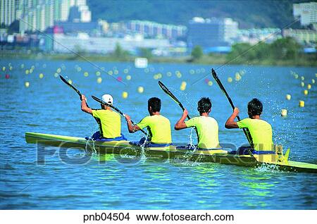 day, scull, paddle, Oriental, ship, boat, person View Large Photo Image Picture - day, scull, paddle, Oriental, ship, boat, person. Fotosearch