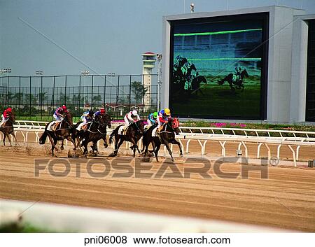 horse race, horse racing, race, rider, horseman, jockey, Oriental View Large Photo Image Stock Photo - horse race, horse racing, race, rider, horseman, jockey, Oriental. Fotosearch