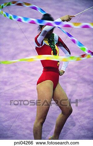 rhythmic gymnastics, ribbon, ribbon gymnastics, person, people, men View Large Photo Image Stock Photograph - rhythmic gymnastics, ribbon, ribbon gymnastics, person, people, men. Fotosearch