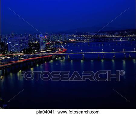 Stock Image - building, structure, building, structure, architecture, bridge, pier. Fotosearch