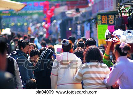 man and woman, men and women, male and female, Namdaemun market, day, Oriental, busy View Large Photo Image Stock Photo - man and woman, men and women, male and female, Namdaemun market, day, Oriental, busy. Fotosearch