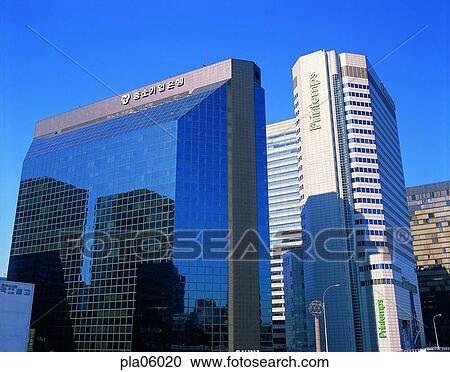 Seoul, Korea, building, bank window, shadow View Large Photo Image Stock Image - Seoul, Korea, building, bank window, shadow. Fotosearch