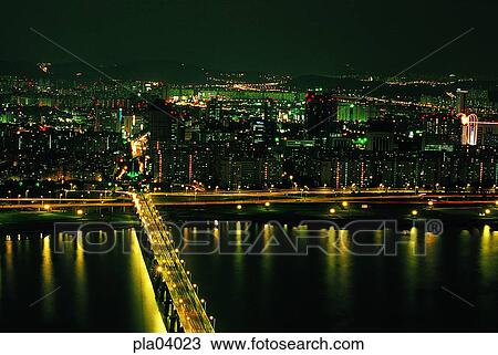 Stock Image - street lamp, street light, building, structure, building, structure, architecture. Fotosearch