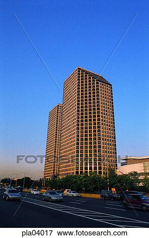 Stock Photo - street tree, avenue, building, structure, building, construction, building. Fotosearch