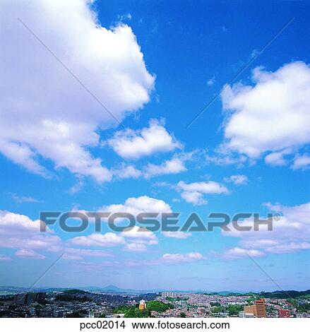 cloud, clouds, day, city, sky of a city, whole view of a city, city landscape View Large Photo Image Picture - cloud, clouds, day, city, sky of a city, whole view of a city, city landscape. Fotosearch