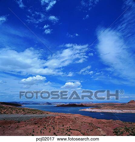 Stock Photo - river, river stream, stream, cloud, clouds, clouds, day. Fotosearch