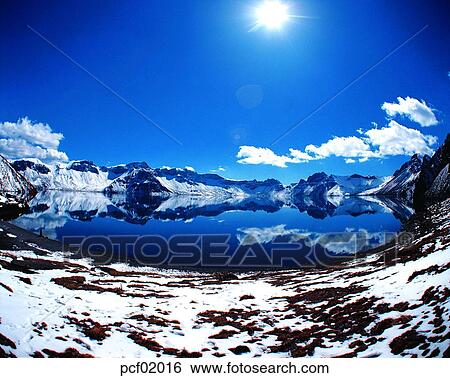 winter, winter mountain, winter lake, cloud, clouds, tree, day View Large Photo Image Stock Photograph - winter, winter mountain, winter lake, cloud, clouds, tree, day. Fotosearch
