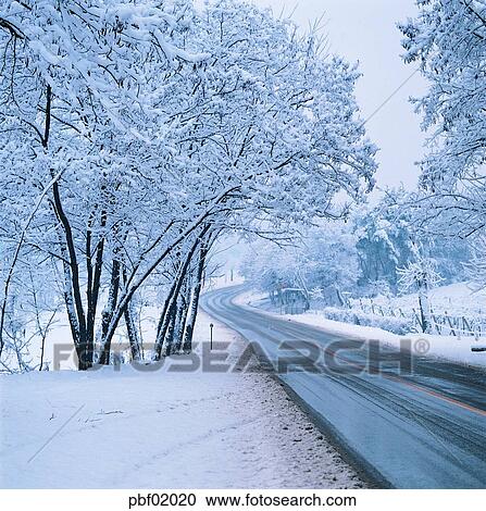 winter, season, traffic and road, traffic and street, road, street, way View Large Photo Image Stock Image - winter, season, traffic and road, traffic and street, road, street, way. Fotosearch