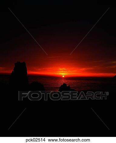 cloud, red sky, sunset, sunrise, wave, surge, ripple View Large Photo Image Picture - cloud, red sky, sunset, sunrise, wave, surge, ripple. Fotosearch