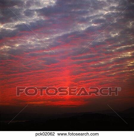 cloud, weather, weather, red sky, sunset, sunrise View Large Photo Image Stock Image - cloud, weather, weather, red sky, sunset, sunrise. Fotosearch