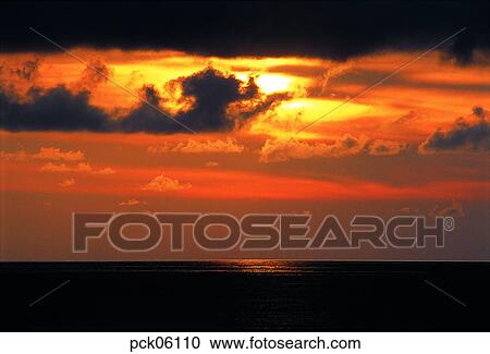 light, ray, beam, cloud, red sky, sunset, sunrise View Large Photo Image Stock Image - light, ray, beam, cloud, red sky, sunset, sunrise. Fotosearch