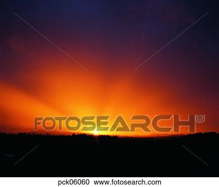light, ray, beam, day, red sky, sunset, sunrise View Large Photo Image Stock Image - light, ray, beam, day, red sky, sunset, sunrise. Fotosearch