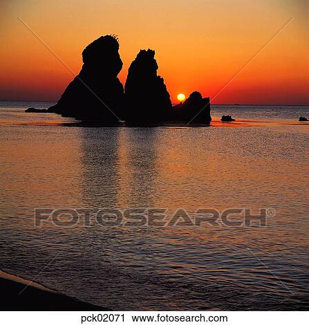 red sky, sunset, sunrise, wave, surge, ripple, sea View Large Photo Image Stock Image - red sky, sunset, sunrise, wave, surge, ripple, sea. Fotosearch