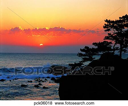 scene, scenery, view, cloud, red sky, sunset, sunrise View Large Photo Image Stock Photo - scene, scenery, view, cloud, red sky, sunset, sunrise. Fotosearch