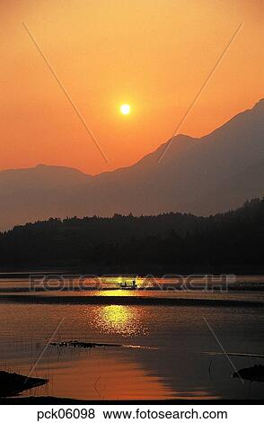 river, riverside, mouth of a river, return trip, return voyage, red sky, sunset View Large Photo Image Stock Photo - river, riverside, mouth of a river, return trip, return voyage, red sky, sunset. Fotosearch