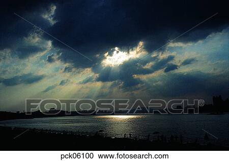river, riverside, terrace land on the river, light, ray, beam, cloud View Large Photo Image Stock Image - river, riverside, terrace land on the river, light, ray, beam, cloud. Fotosearch