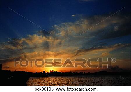 river, riverside, terrace land on the river, cloud, red sky, sunset, sunrise View Large Photo Image Stock Photography - river, riverside, terrace land on the river, cloud, red sky, sunset, sunrise. Fotosearch