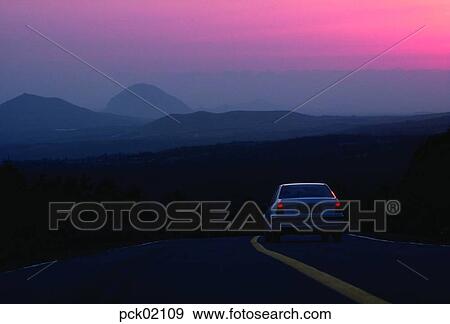 street, road, way, red sky, sunset, sunrise, road View Large Photo Image Stock Photo - street, road, way, red sky, sunset, sunrise, road. Fotosearch