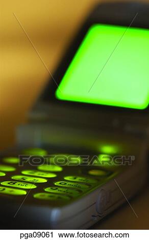 Stock Image - domestic mobile phone, mobile, mobile phone, indoor, liquid crystal, liquid crystal monitor. Fotosearch