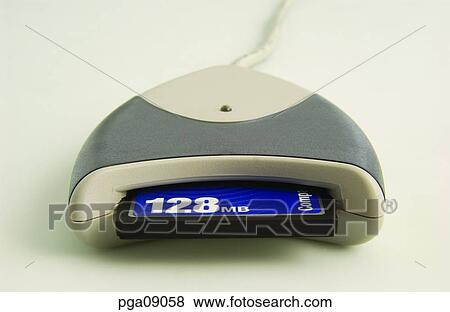 Stock Photo - reader, memory, memory reader, memory card, objects, things. Fotosearch