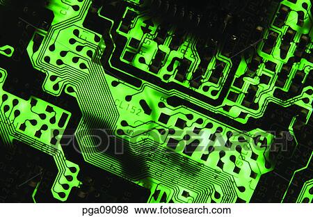 Stock Photo - technology, day, mother board, main board, board, industry. Fotosearch