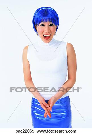 Oriental, model, delightjoy, gladness, person, people View Large Photo Image Stock Photography - Oriental, model, delightjoy, gladness, person, people. Fotosearch