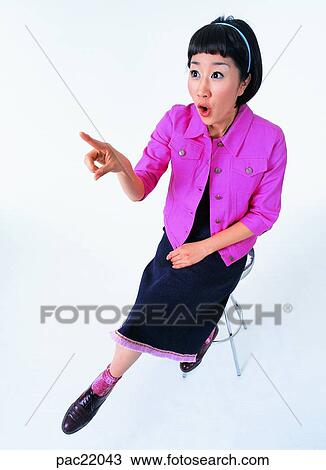 Stock Image - Oriental, model, person, people, men, human. Fotosearch